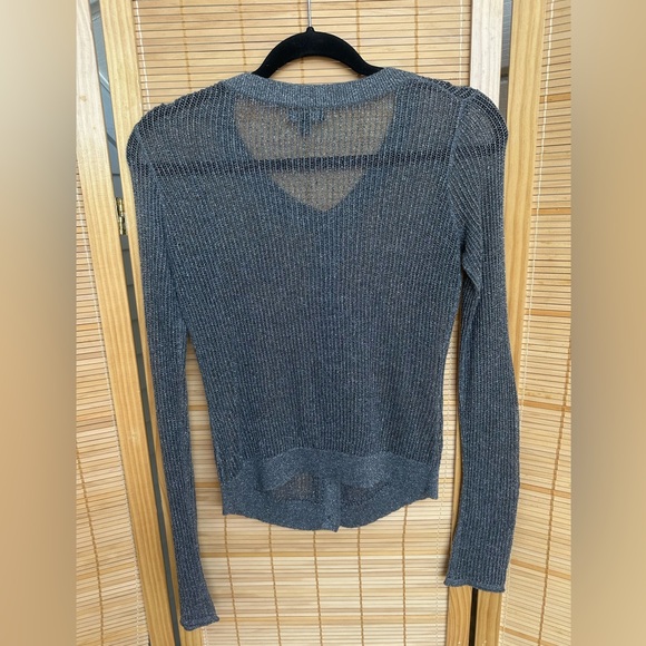 Express Gray Ribbed Sweater - Picture 4 of 4